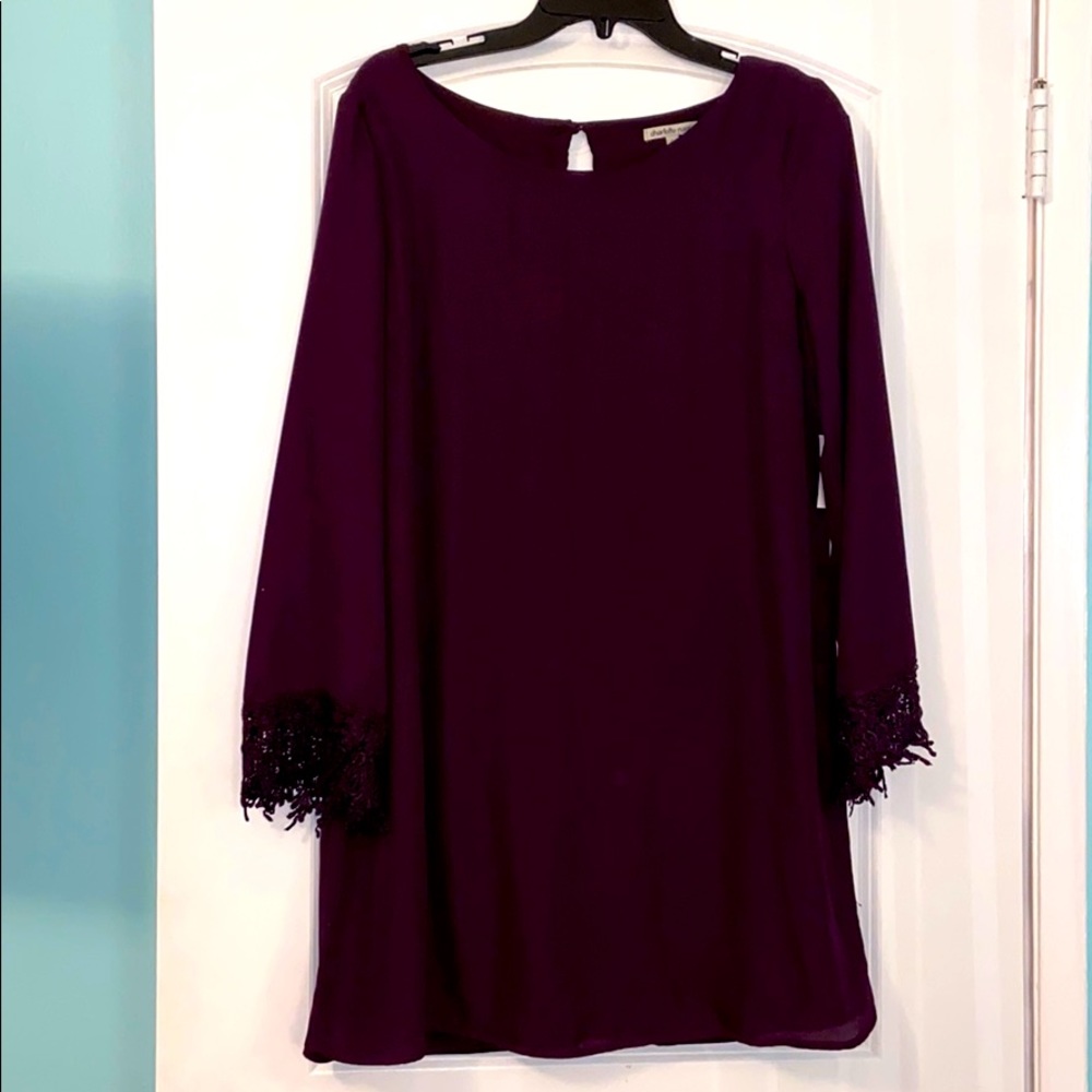 Purple belle long sleeved dress - never worn